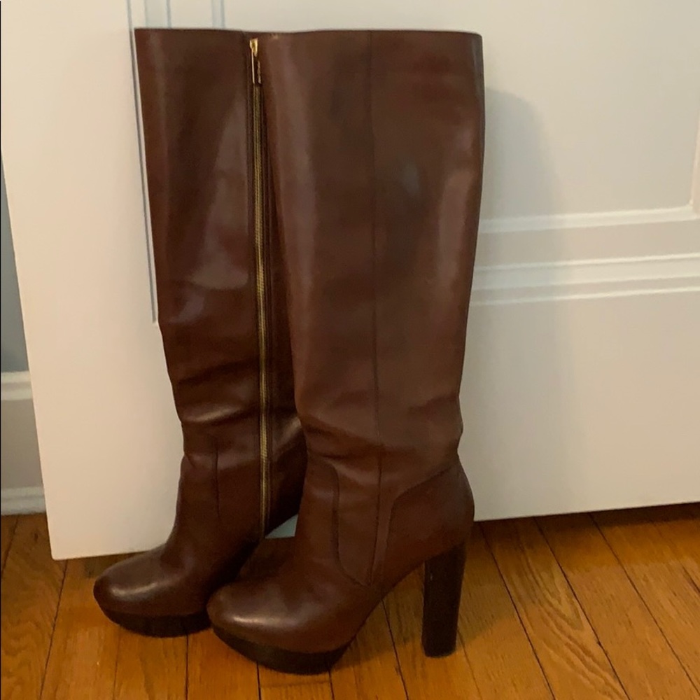 Michael Kors - platform leather boots